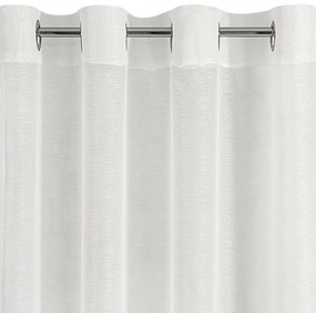 ZÁCLONA NA KRÚŽKOCH REBECCA 140X250 CM KRÉMOVÁ