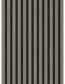 Mexen Lam-F, akustické stenové lamely 275 × 30 cm, plstený podklad 8 mm, technická dyha, dub oceľový, S105-275307-3015-006