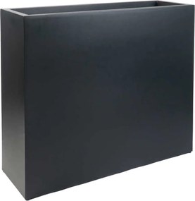 Interiérový kvetináč ELEMENTO, materiál MDF, šírka 88 cm, čierny