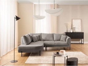 Taupe ženilková rohová pohovka (ľavý roh/do L) Mauris – Ropez