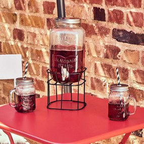REFRESH Poháre Mason s viečkom 450 ml
