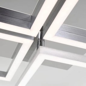 LED Stmievateľné stropné svietidlo LED/42W/230V 3000K matný chróm