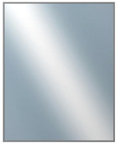 DANTIK - Zrkadlo v rámu, rozmer s rámom 80x100 cm z lišty Hliník platina (7269019)