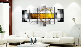 Artgeist Obraz na akrylátovom skle - Golden Shot [Glass] Veľkosť: 100x50
