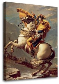 Obraz na plátne Jacques-Louis David - Napoleon prechádza cez Alpy