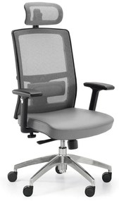 Kancelárska stolička NED MF 1+1 ZADARMO, sivá