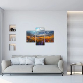 Obraz - Maľovaná horská krajina II. (90x60 cm)