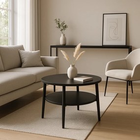 Konferenčný stolík Publis (čierna) . Akcia -15%. Vlastná spoľahlivá doprava až k Vám domov. 1129268