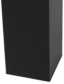 Inteligentná vonkajšia stojaca lampa čierna 80 cm vrátane Wifi ST64 - Charlois