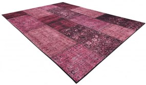 Koberec ANTIKA 127 patchwork ružový