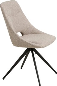 Béžová čalúnená jedálenská stolička Dokka – House Nordic