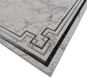 Koberec Allianz 6309 GREY – sivý obdĺžnikový koberec so vzorom Rozmer: 240x330 cm