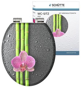 Schütte WC doska s pomalým spúšťaním (orchidea)  (100335885)