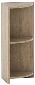 Rohová knižnica TEMPO ASISTENT 014, dub sonoma