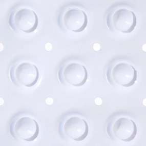 Predložka do kúpeľne Blackflower, 53x53 cm, biela