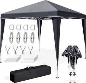 Party stan / pavilón CAPRI, 3x3m, antracitová Casaria