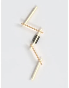 Wofi 7021-506- LED Stmievateľné nástenné svietidlo RIMINI LED/57W/230V hnedá/čierna