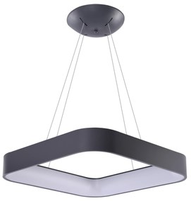 Moderný luster Solvent S 110 sivé s diaľkovým ovládačom