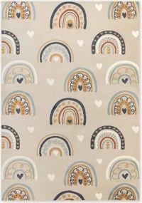 Koberec Hanse Home ADVENTURES BOWIE béžový / modrý