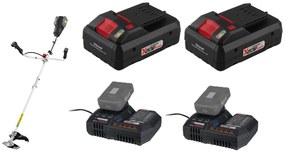 Parkside Performance®  Aku krovinorez 2 v 1 + Smart akumulátor 20 V/4 Ah Paps 204 B1, 2 kusy + Smart nabíjačka 20 V/12A Plgs 2012 A1, 2 kusy  (800010129)