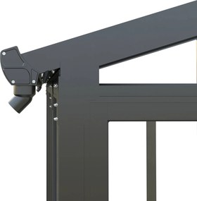 Luxusná zimná záhrada BestBerg PZ-QA7 / 12,8 m² / 300 x 428 x 312 cm / antracit