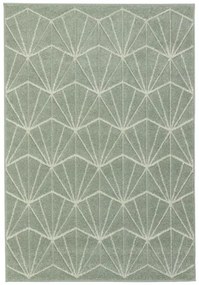 Koberce Breno Kusový koberec PORTLAND 750/RT4G, zelená, viacfarebná,67 x 120 cm