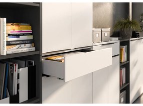 Biela šatníková skriňa 81x197 cm Mailand – Germania