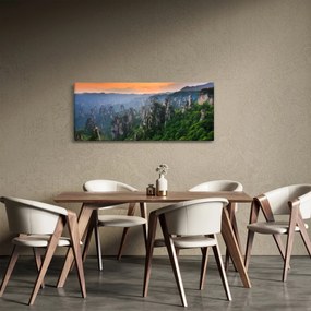 Obraz - Národný lesný park Zhangjiajie (120x50 cm)
