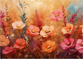 Obraz - Lúčne kvety, maľba (70x50 cm)
