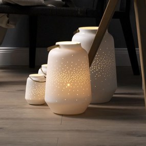 Räder Biela porcelánová LAMPA veľ. L (26,5 cm)