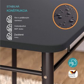 InternetovaZahrada Jedálenský set Leo - antracit