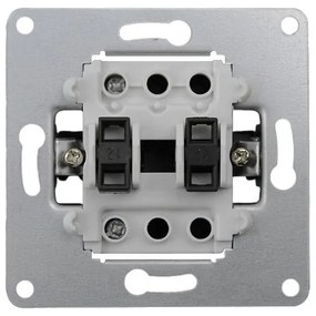 Elhard Vypínač Vera jednopólový č.1, matný, biely - kompletný VZ5301W