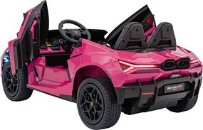 Elektrické autíčko Lamborghini Revuelto XL STRONG ružové