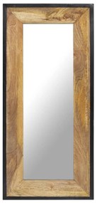 Zrkadlo 110x50 cm masívne mangovníkové drevo 321631