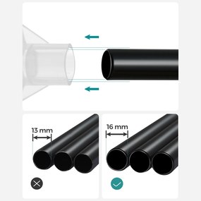 Textilná šatníková skriňa SANTIAGO čierna