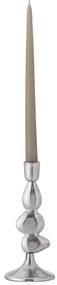 Bloomingville Kovový svietnik Metina Silver 21 cm