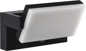 Kanlux 45819- LED vonkajšie nástenné svietidlo so senzorom XERTO LED/20W/230V IP44 čierne