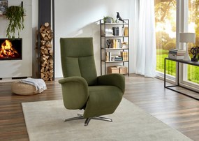 XXXLutz RELAXAČNÉ KRESLO, textil, olivovozelená Sit & More - Online Only obývacie izby - 000144006124
