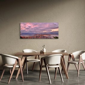 Obraz - Súmrak nad mestom (120x50 cm)