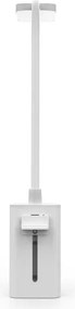 Nedis LTLR10WT - LED stmievateľná nabíjateľná dotyková stolná lampa so svorkou LED/5W/1200 mAh biela