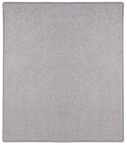 Vopi, Kusový koberec Eton šedý 73 štvorec, 100x100, šedá, chodba / predsieň