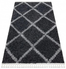 Kusový koberec Shaggy Nelis šedý 140x190cm