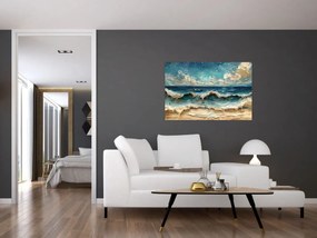 Obraz - Maľba mora (90x60 cm)