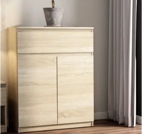 Skrinka so zásuvkou Carlos, dub sonoma, 80 cm%