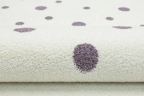 Koberec Lima 9581A krémový / fialový