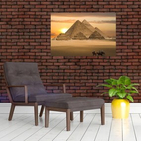 Obraz - Pyramídy (90x60 cm)
