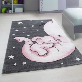 Ružovo-sivý detský koberec 120x170 cm Kids – Ayyildiz Carpets