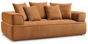 Ženilková pohovka v horčicovej farbe 237 cm Whesley – Bobochic Paris