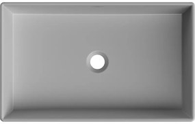 Mexen Goya, umývadlo na dosku 60 x 37 cm, svetlá šedá matná, 22186061