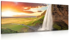 Obraz majestátny vodopád na Islande